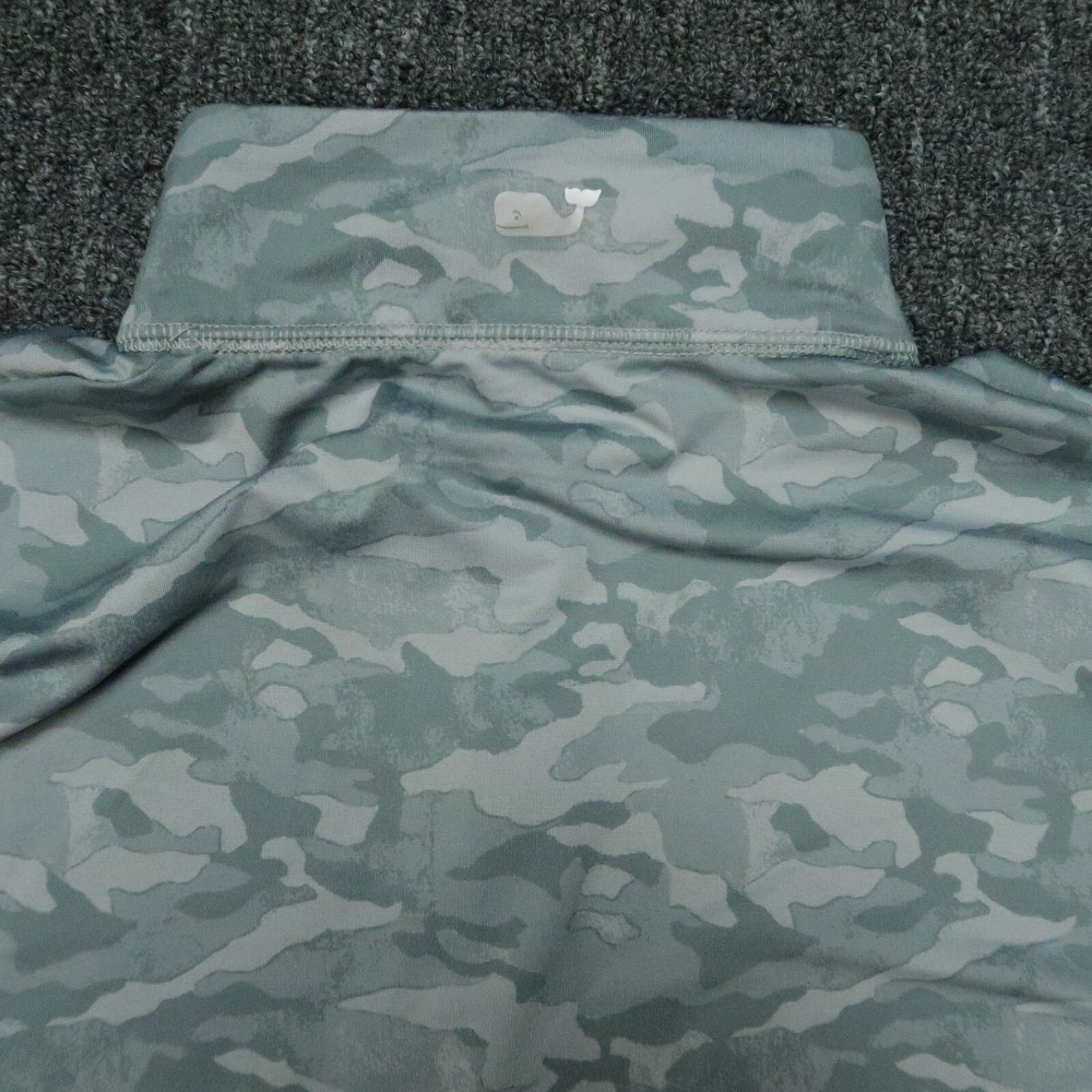 Vineyard Vines Pullover Mens Medium Gray Camo Performance Quarter Zip - Picture 4 of 8